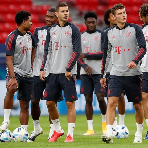 UEFA-Supercup, vor der Partie zwischen FC Bayern München und FC Sevilla, Abschlusstraining FC Bayern München