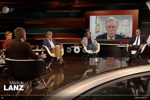 John Bolton in ZDF-Sendung "Markus Lanz"