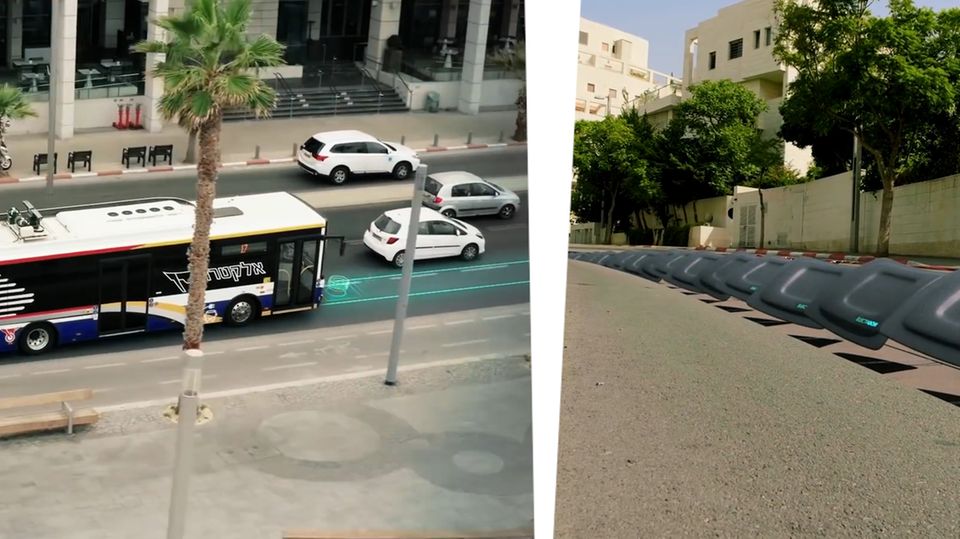 Tel Aviv Elektrische Busse