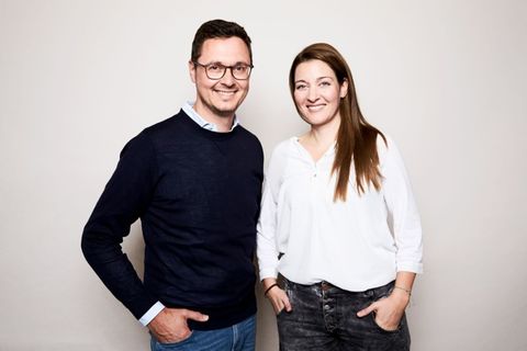 Die stern-Chefredakteure Anna-Beeke Gretemeier und Florian Gless