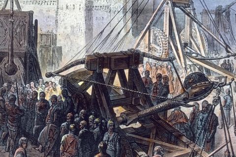 Eine Darstellung aus dem Beginn des 20. Jahrhunderts: So stellte sich ein zeitgenössischer Maler die Belagerung Jerusalems vor