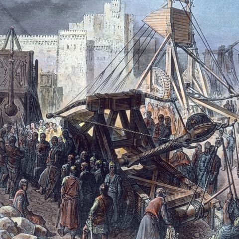 Eine Darstellung aus dem Beginn des 20. Jahrhunderts: So stellte sich ein zeitgenössischer Maler die Belagerung Jerusalems vor