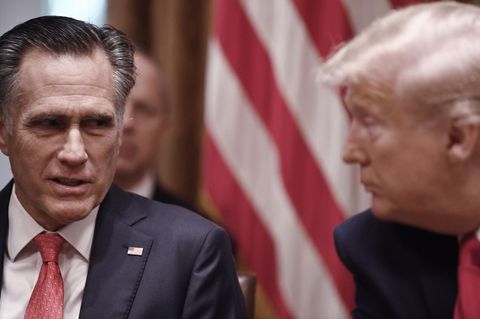 Mitt Romney und Donald Trump