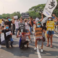 Protest in den Philippinen