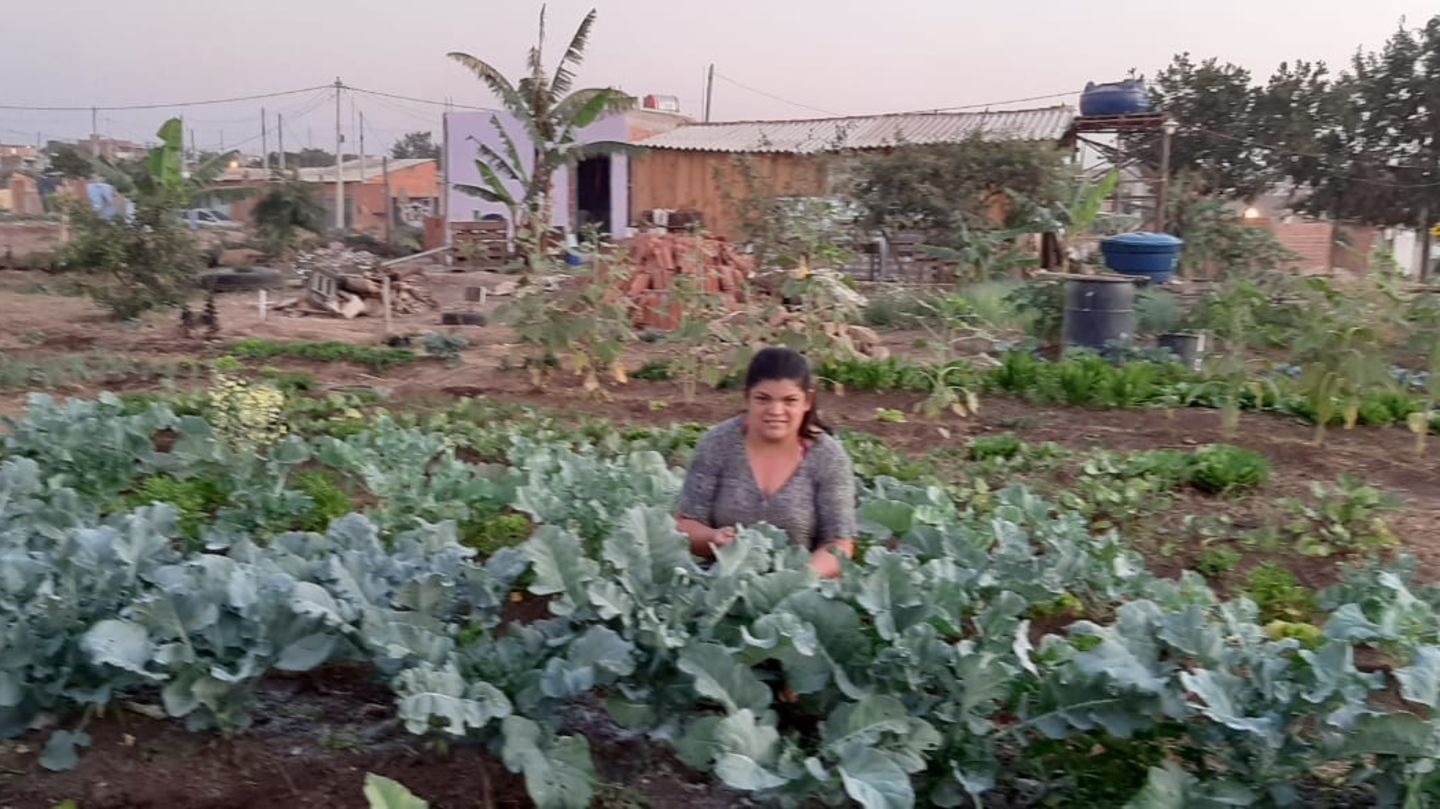 Das soll erst der Anfang sein: die erste Ernte der Frauenkooperative in der Favela Menino Chorão