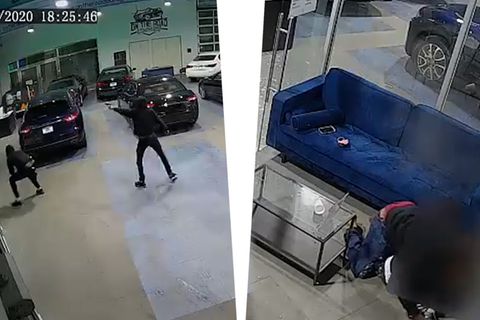 Polizeivideo: Vater rettet seine Kinder während Schießerei – wird von Kugel getroffen