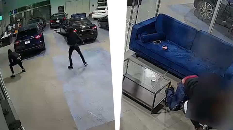 Polizeivideo: Vater rettet seine Kinder während Schießerei – wird von Kugel getroffen