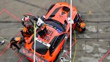 Vor Box 31: Get Speed Performance mit einem Mercedes AMG GT 3 und Fahrern aus London, Frankreich und Deutschland.