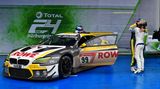 Nach zehn Jahren wieder ein Sieg beim 24 Stunden Rennen von BMW. Das Team von Rowe Racing mit den Fahren Alexander Sims, GBR, Nicky Catsburg, BEL, Nick Yelloly, GBR, gewannen mit dem BMW M6 GT3 das Rennen knapp vor Audi.