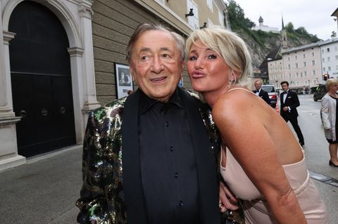 Richard "Mörtel" Lugner und sein "Zebra" Karin Karrer haben sich getrennt
