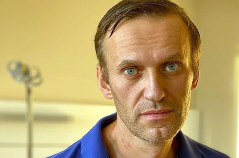 Alexej Nawalny ist nach seiner Vergiftung deutlich gezeichnet