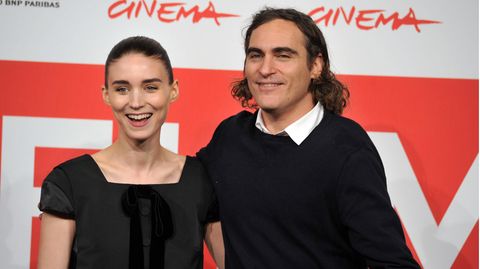 Rooney Mara und Joaquin Phoenix bei der Präsentation des gemeinsamen Filmes "Her"