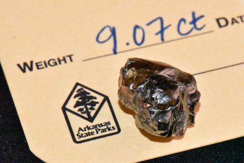 9.07 Karat: Die offizielle Fund-Karte des Diamanten