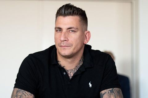 Rapper Gzuz (bürgerlich Kristoffer Jonas Klauß) im Gerichtssaal