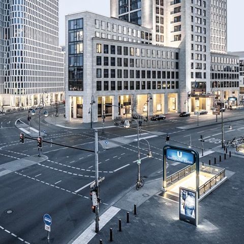 Leere Straßen in Berlin