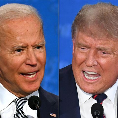Joe Biden und Donald Trump im Portait
