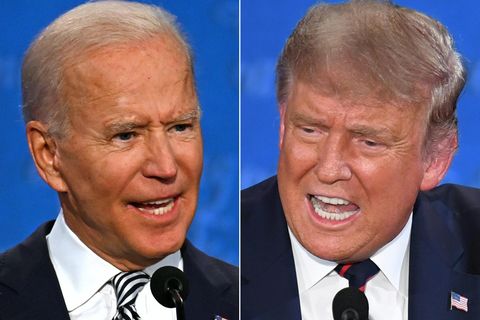 Joe Biden und Donald Trump im Portait