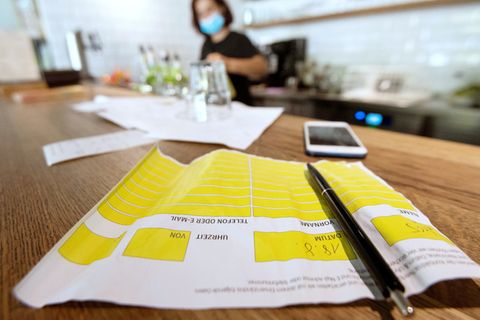 Corona-Kontaktliste