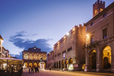 Zentraler Platz in Rimini