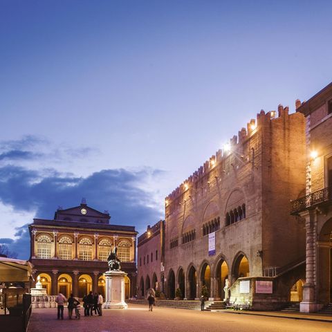 Zentraler Platz in Rimini