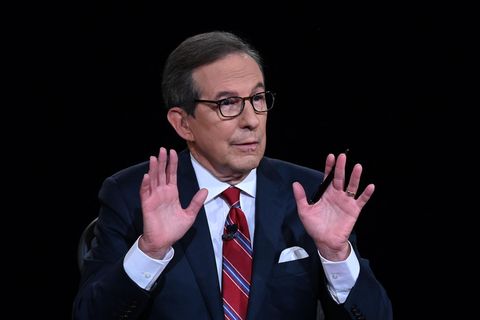 Moderator Chris Wallace während des TV-Duells zwischen Donald Trump und Joe Biden