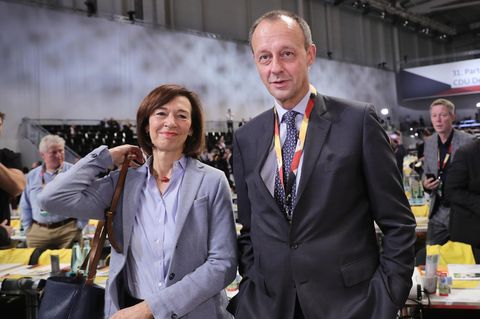 Friedrich Merz, Bewerber um den CDU-Parteivorsitz, und Charlotte Merz
