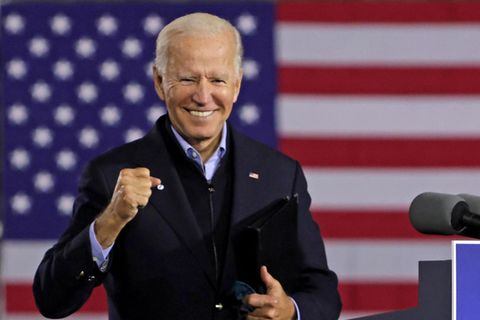 Joe Biden beim Wahlkampf in Johnstown im US-Bundesstaat Pennsylvania