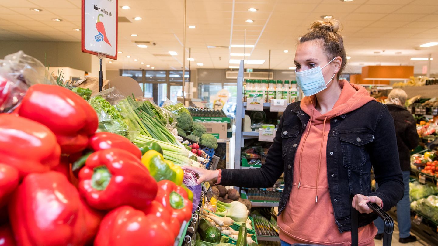 Obst und Gemüse sind Standard auf den Einkaufszetteln