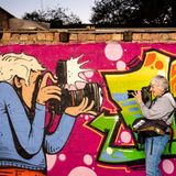 Photo from one of the projects during production of the book “One Week with 1UP” in Berlin at Haubentaucher, May 26, 2017