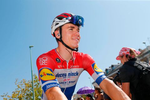 Fabio Jakobsen während der Spanien-Rundfahrt Vuelta ein Jahr vor seinem schweren Sturz in Polen