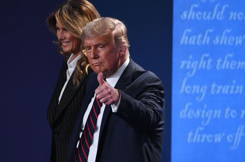 US-Präsident Donald Trump und First Lady Melania Trump