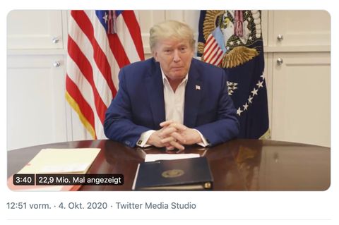Trump meldet sich mit Videobotschaft aus dem Walter-Reed-Krankenhaus