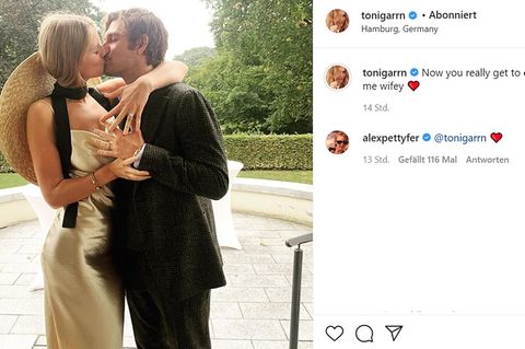 Toni Garrn und Alex Pettyfer feiern Hochzeit