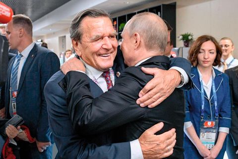 Schröder und Putin