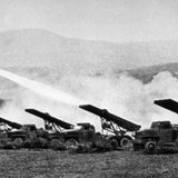 Wirksam waren die Katjuscha-Raketenwerfer der Roten Armee nur, wenn sie in Gruppen eingesetzt wurden.