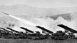 Wirksam waren die Katjuscha-Raketenwerfer der Roten Armee nur, wenn sie in Gruppen eingesetzt wurden.