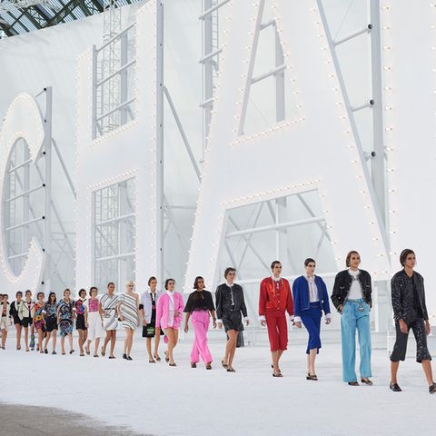 Das Abschluss-Défilé von Chanel bei der Pariser Modewoche