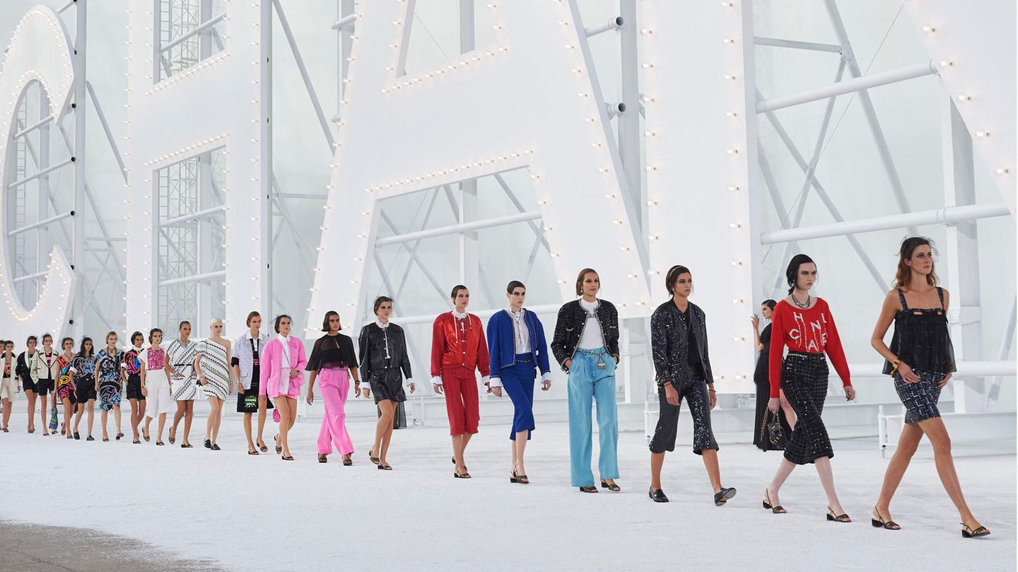 Das Abschluss-Défilé von Chanel bei der Pariser Modewoche
