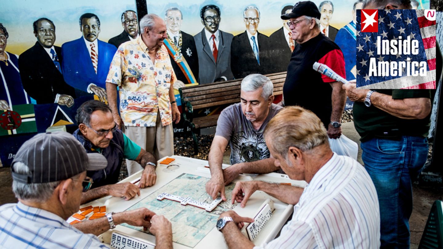 Kubaner spielen Domino in Little Havana, Miami (Archivfoto)
