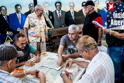 Kubaner spielen Domino in Little Havana, Miami (Archivfoto)