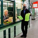 Zuhör-Kiosk U-Bahnstation Emilienstraße