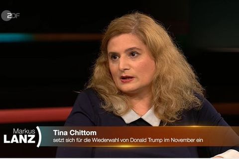 Tina Chittom zu Gast bei "Markus Lanz"