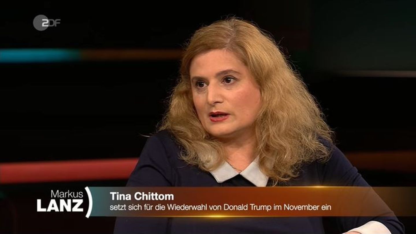 Tina Chittom zu Gast bei "Markus Lanz"