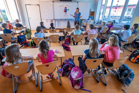 Eine Grundschulklasse