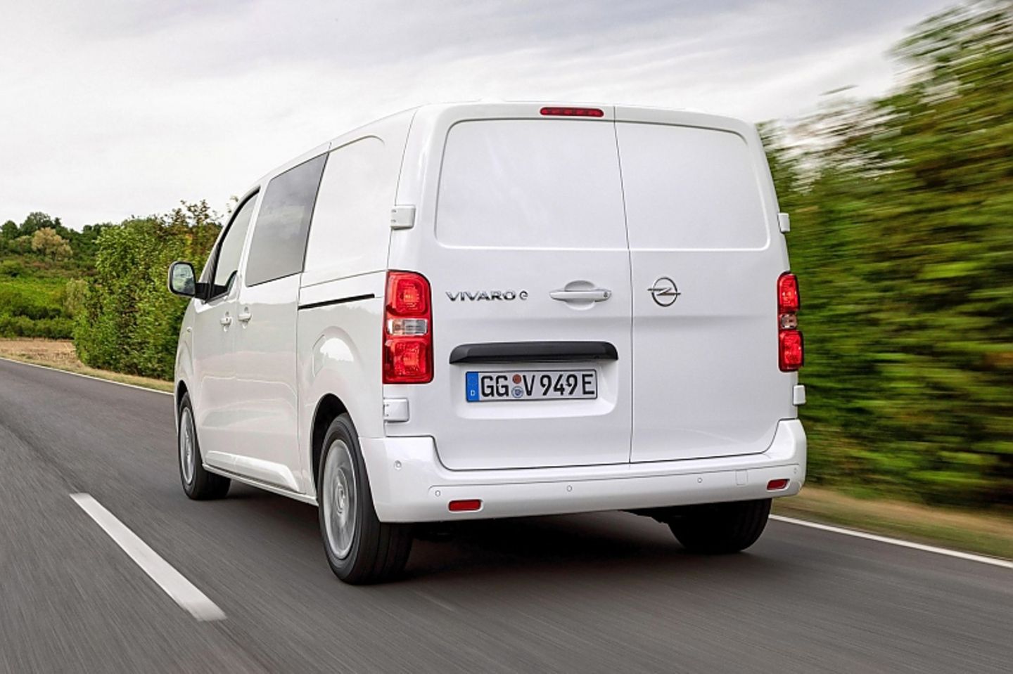 Der Opel Vivaro-e schafft bis zu 1.200 Kilogramm Nutzlast