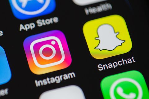 Das Icon von Instagram auf einem Apple iPhone 6.