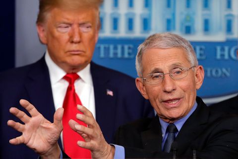 Anthony Fauci (r.), Direktor des Nationalen Instituts für Infektionskrankheiten in den USA
