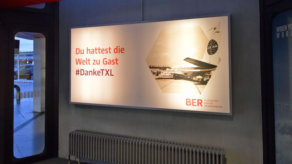 Flughafen TXL : Die letzte Ankunft in Tegel wird am 7. November der Flug von Air France mit der Nummer 1134 aus Paris sein Die letzte Ankunft in Tegel wird am 7. November der Flug von Air France mit der Nummer 1134 aus Paris sein