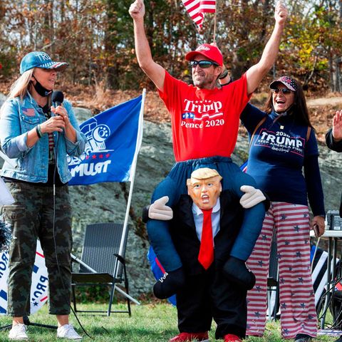 Donald Trump Fans feiern