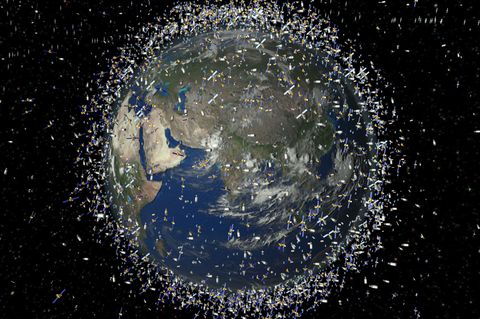 Weltraumschrott umschwirrt die Erde